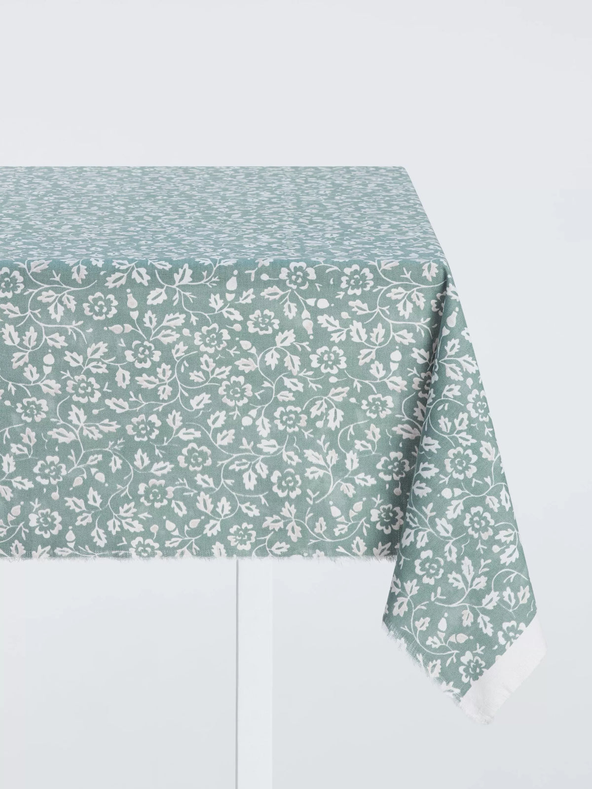 John Lewis oilcloth tablecloth fabric in Marlow Trail geometric pattern (British brand)