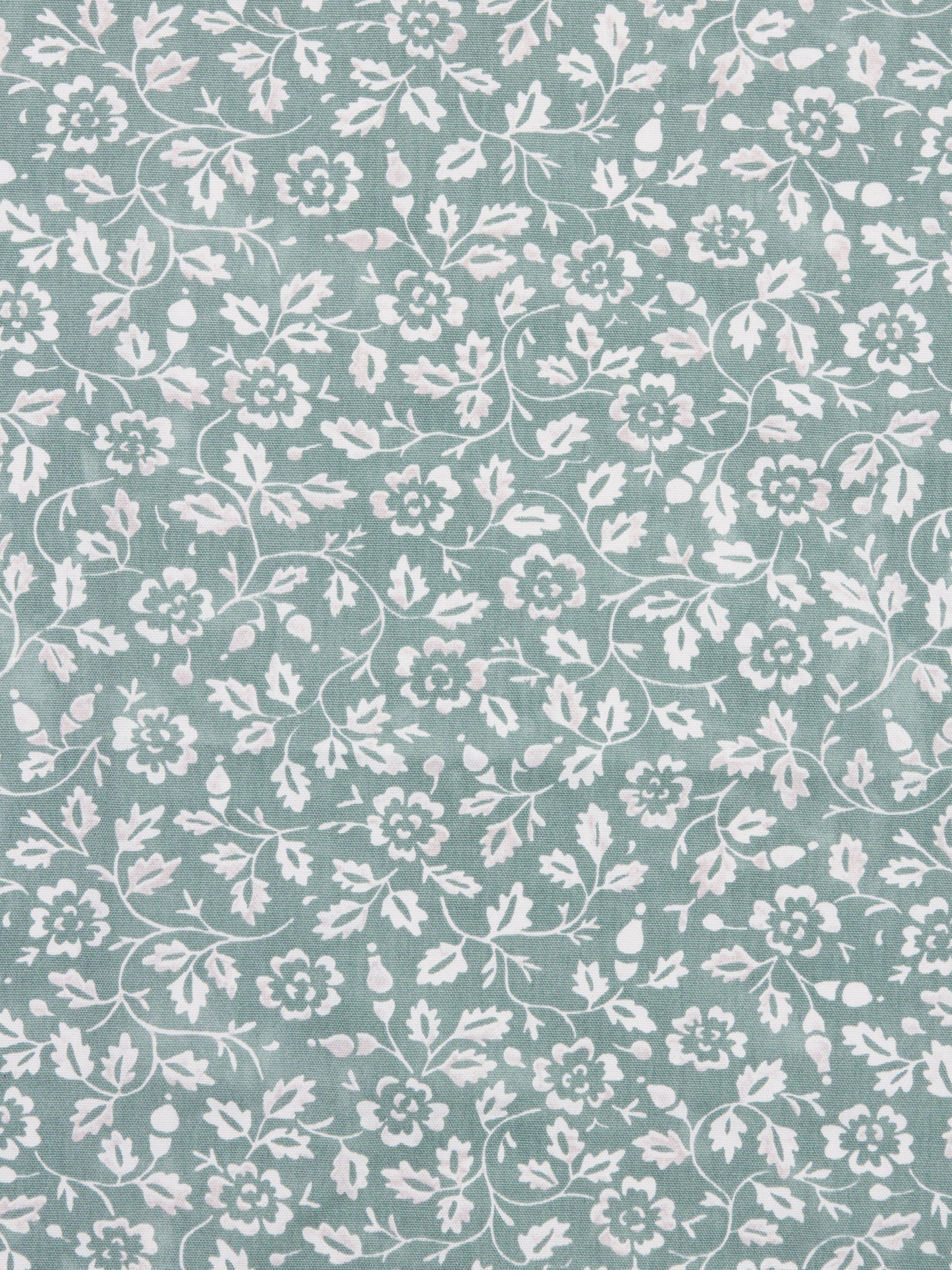 John Lewis oilcloth tablecloth fabric in Marlow Trail geometric pattern (British brand)