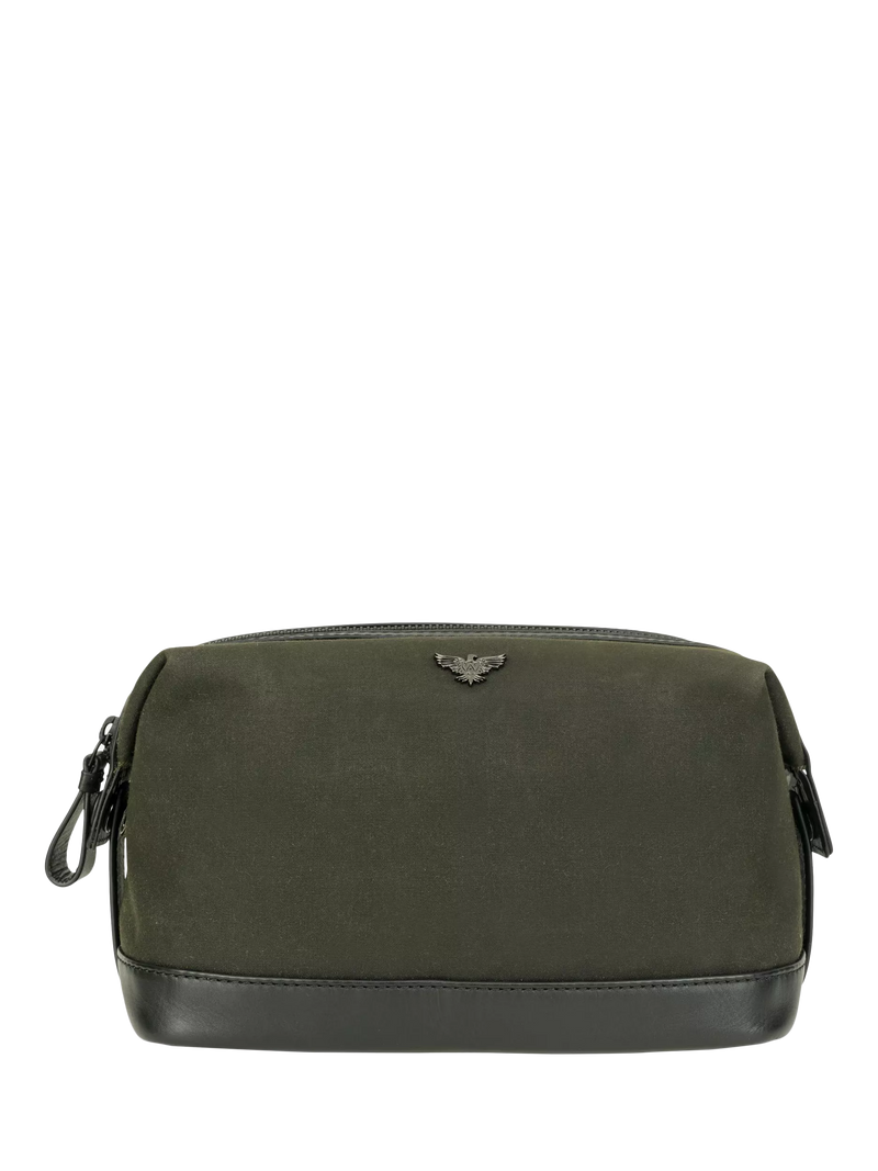 Apatchy London wash bag dark olive black, UK version