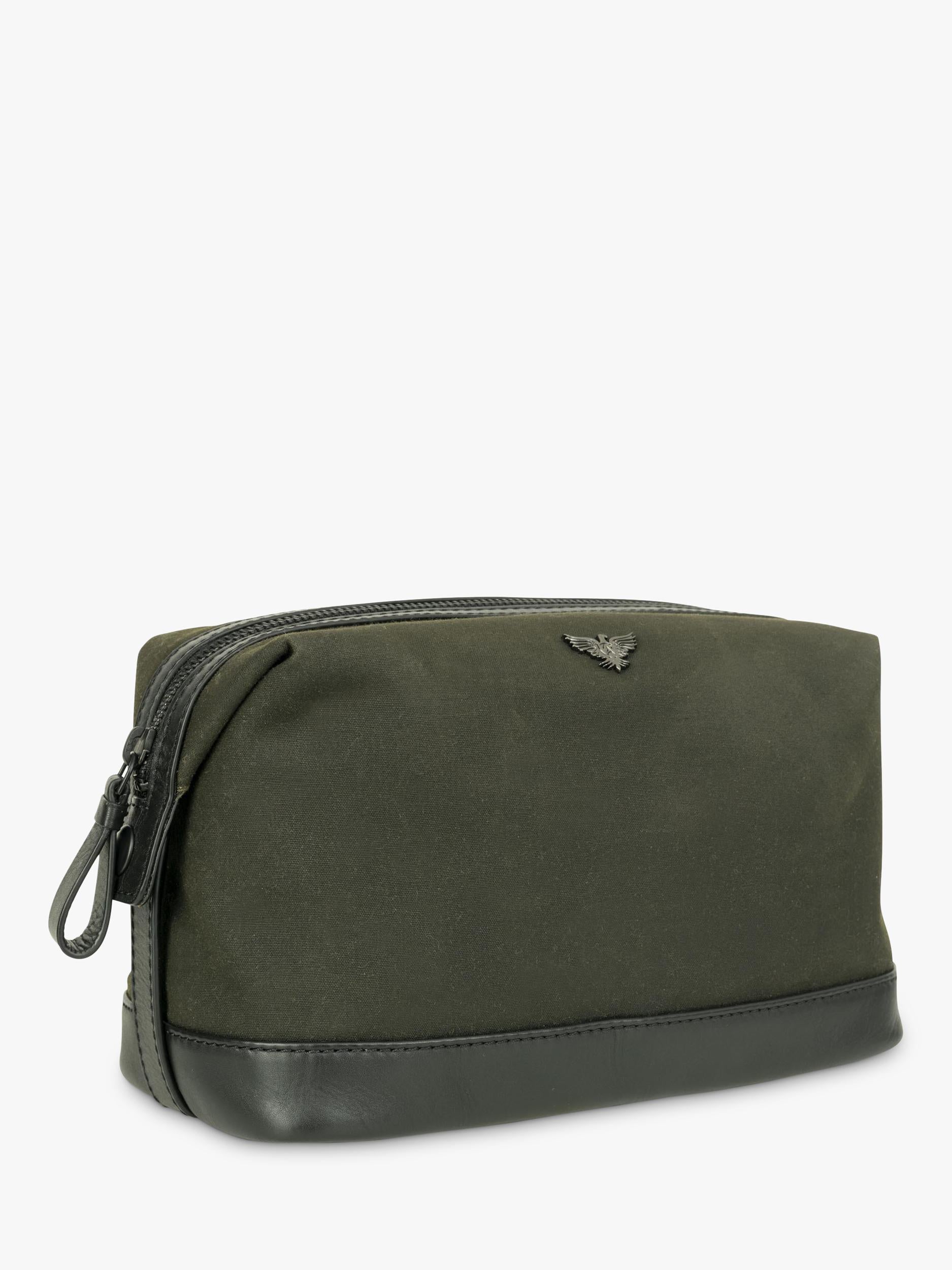 Apatchy London wash bag dark olive black, UK version