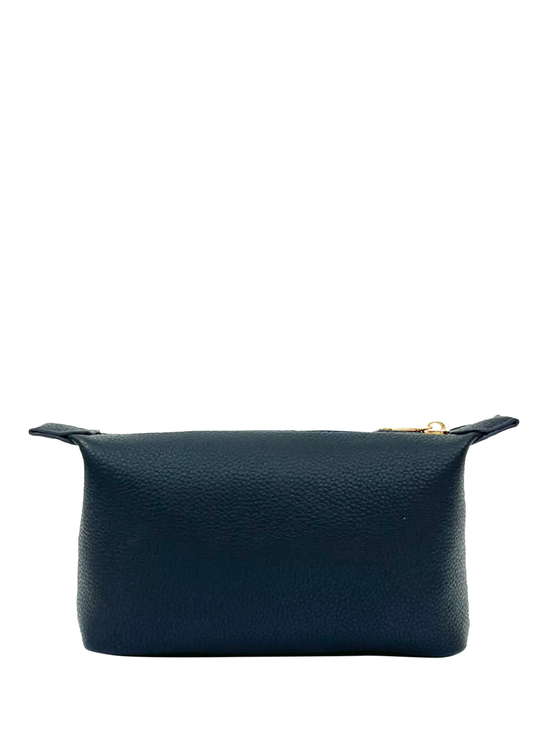 Apatchy London leather wash bag Navy small - British product