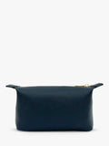 Apatchy London leather wash bag Navy small - British product