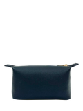 Apatchy London leather wash bag Navy small - British product