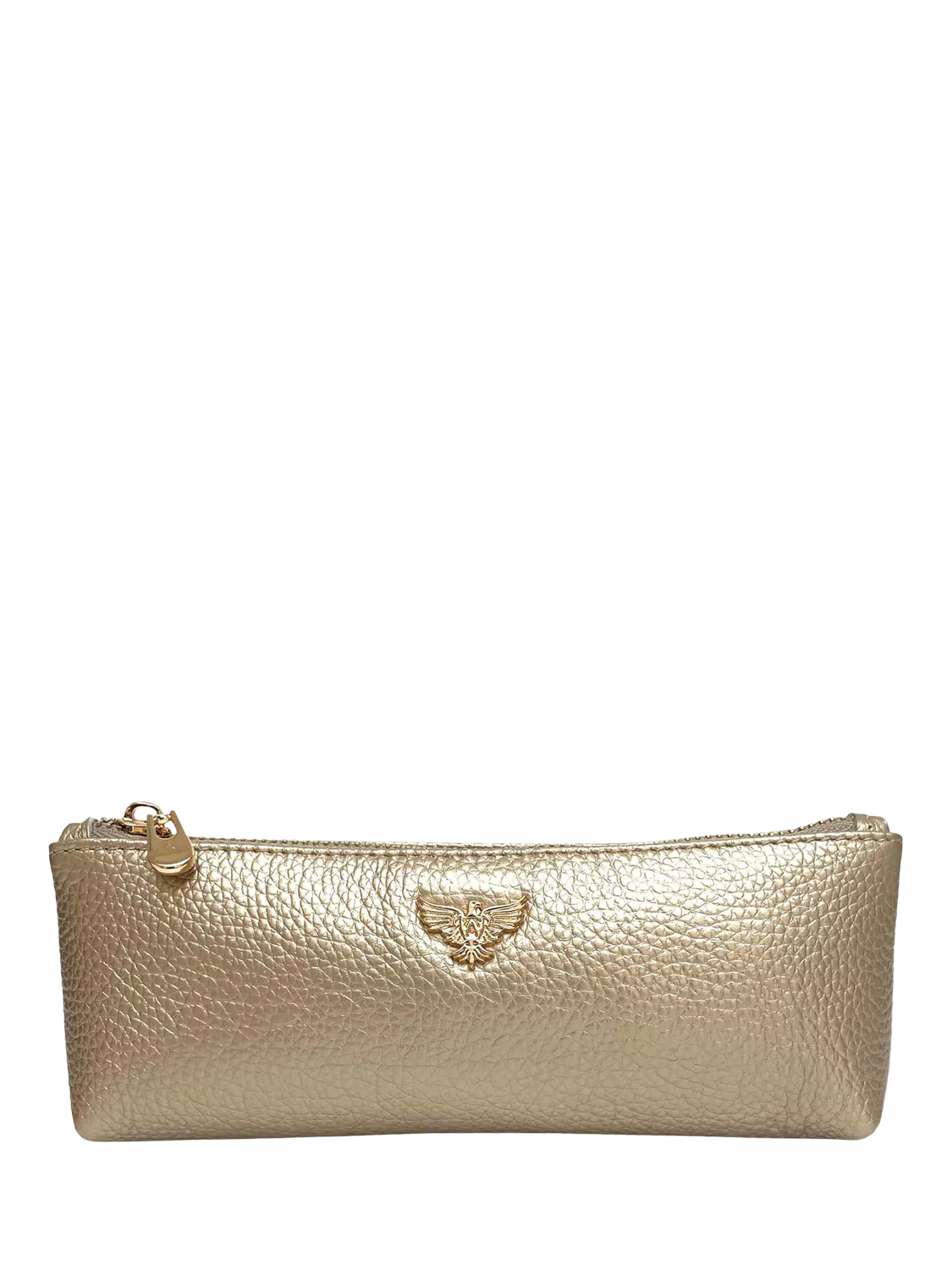 Apatchy London leather case gold 8x21x4cm, imported from the UK