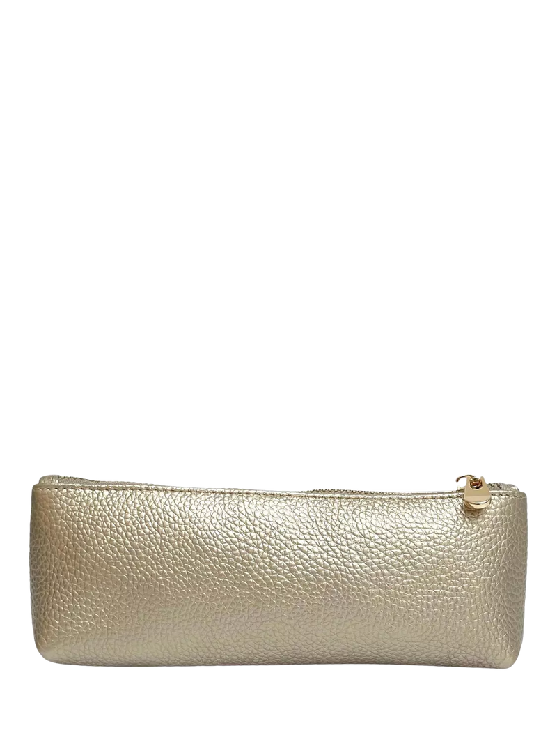 Apatchy London leather case gold 8x21x4cm, imported from the UK