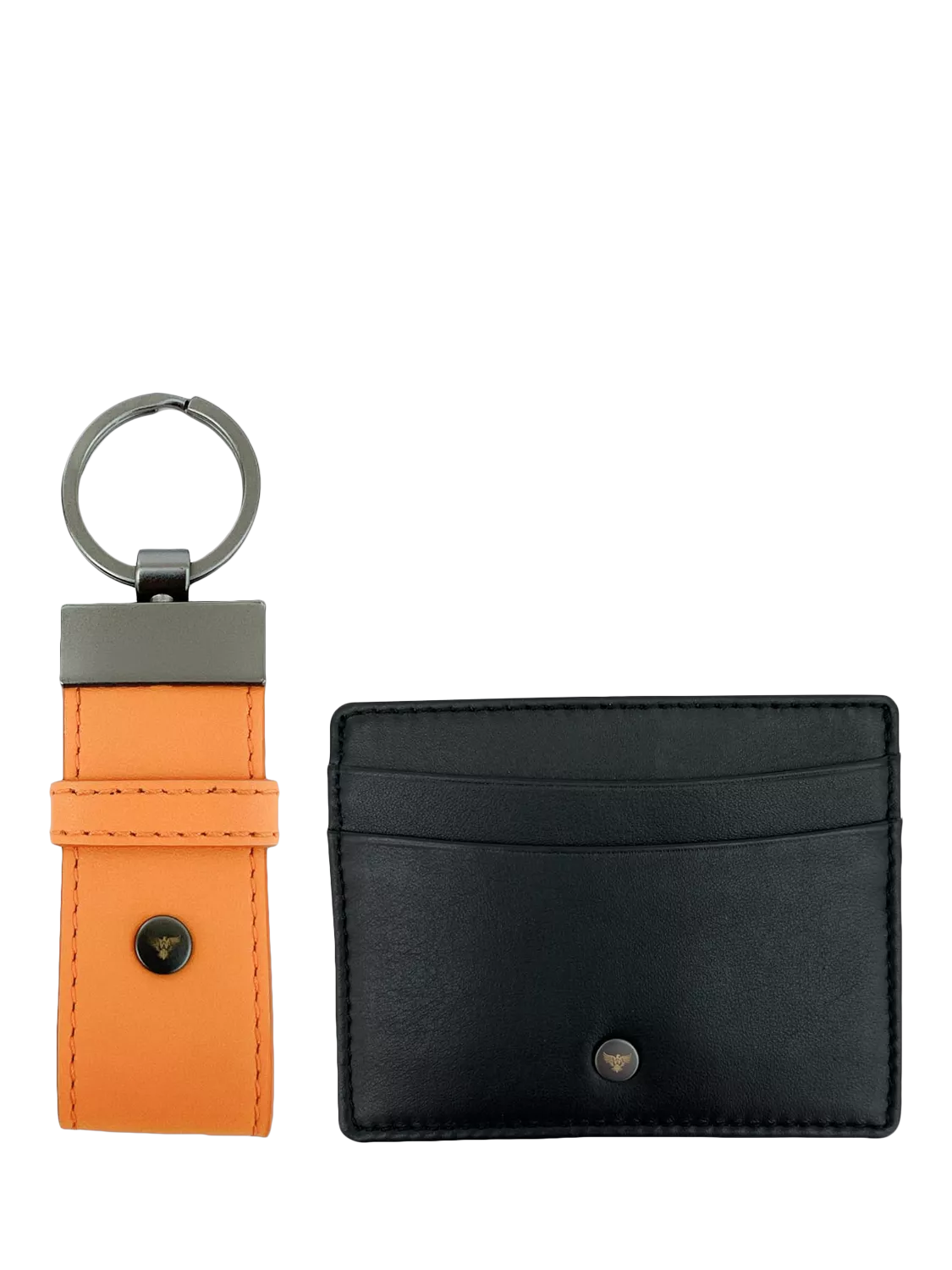 Apatchy leather gift set orange - British product