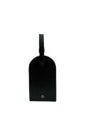 Apatchy London leather luggage tag keyring black orange, UK version