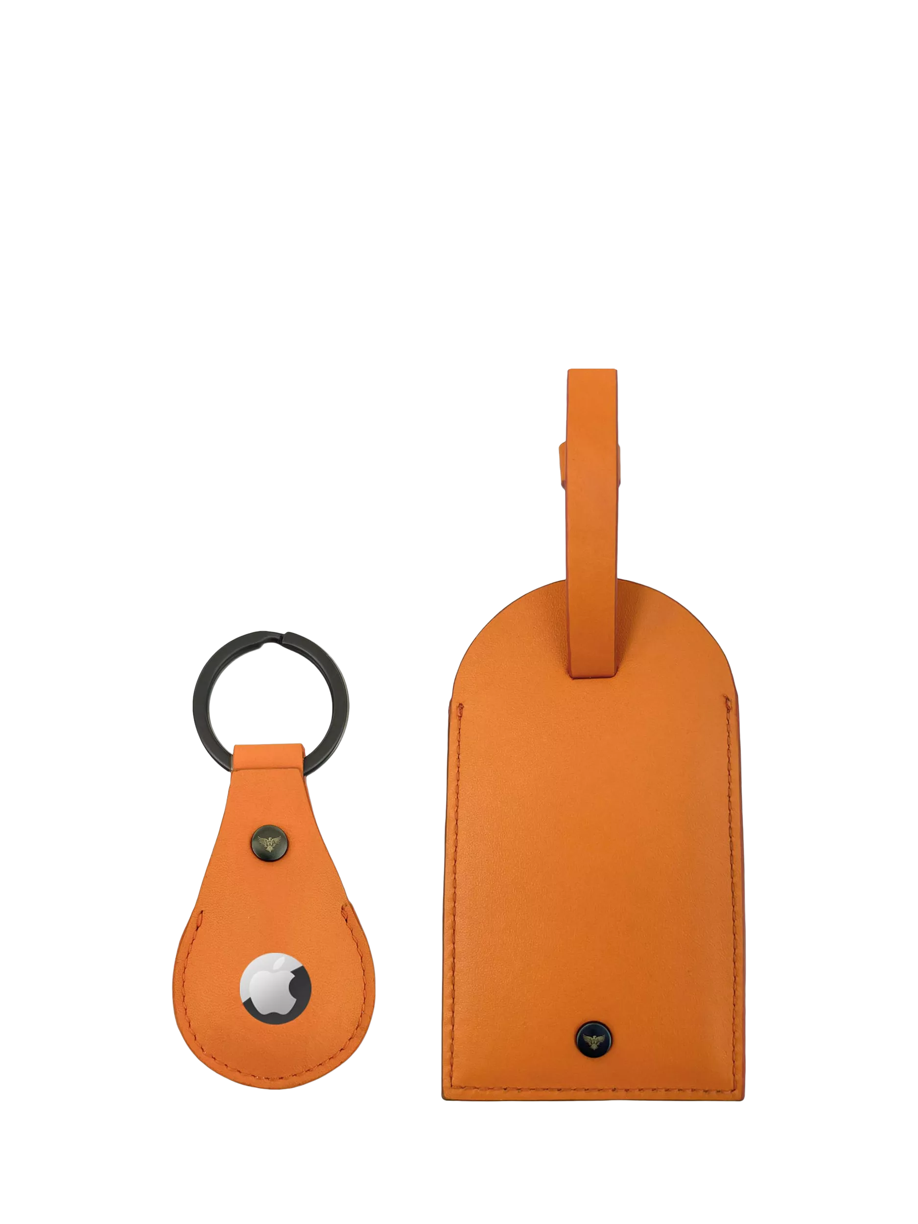 Apatchy London Leather Luggage Tag and AirTag Gift Set