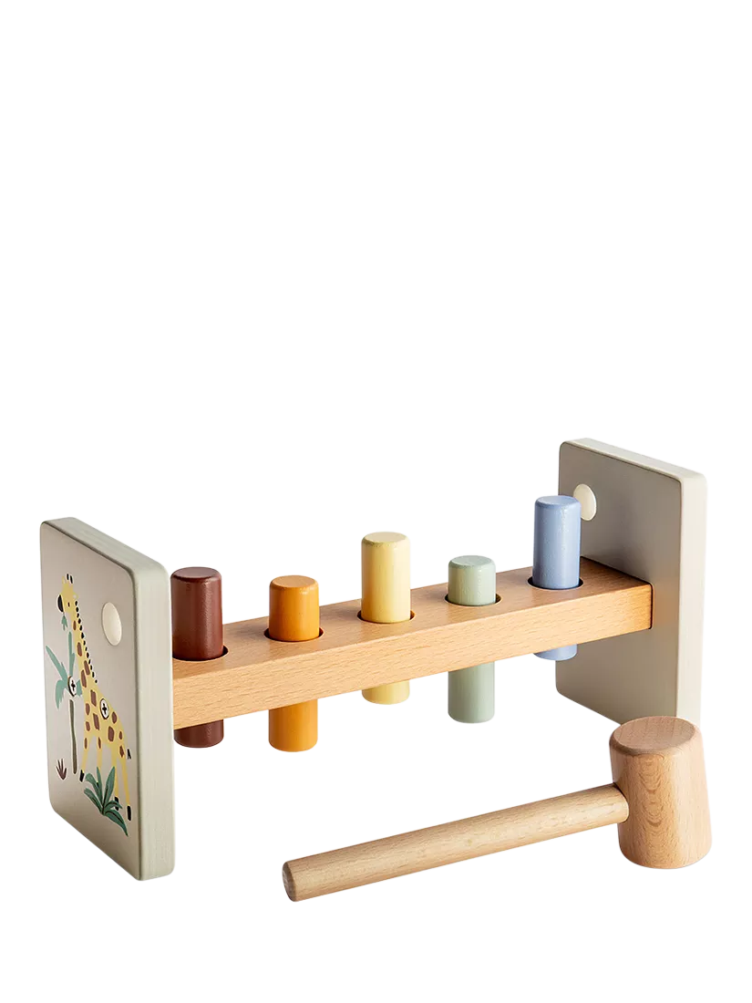 John Lewis wooden hammer bench toy - British product