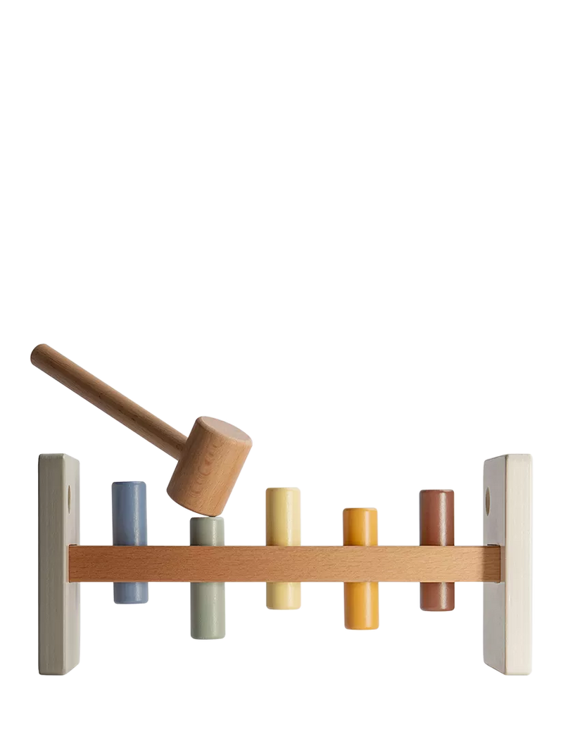 John Lewis wooden hammer bench toy - British product