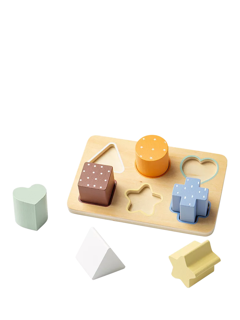 John Lewis wooden shape puzzle FSC-certified - British product