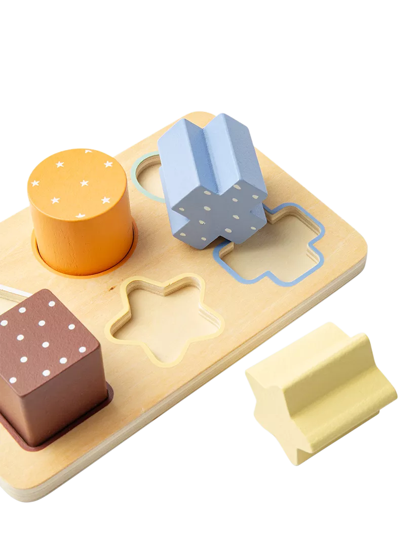 John Lewis wooden shape puzzle FSC-certified - British product