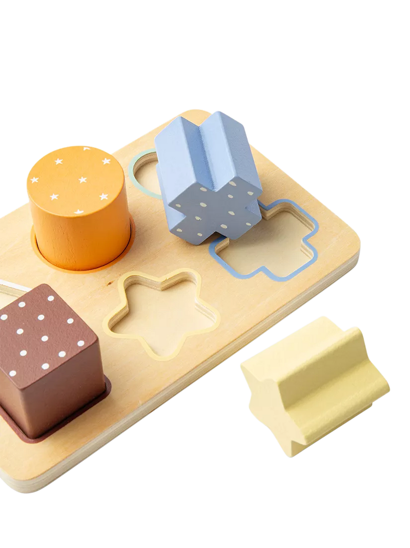 John Lewis wooden shape puzzle FSC-certified - British product