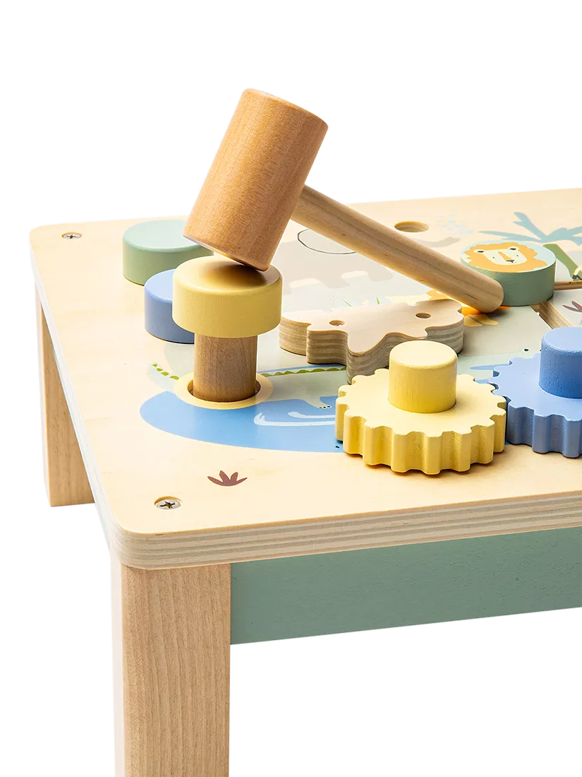 John Lewis wooden activity bench for toddlers, UK version