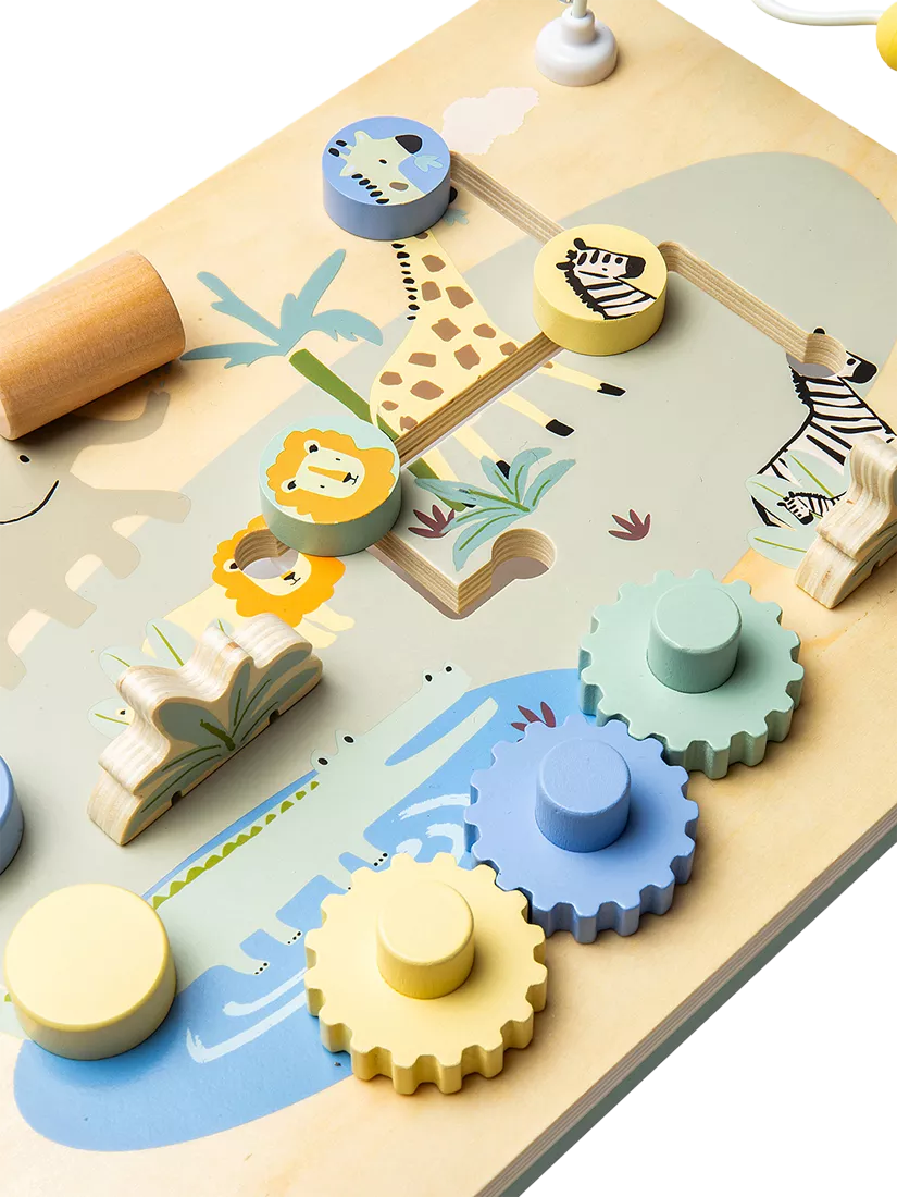 John Lewis wooden activity bench for toddlers, UK version