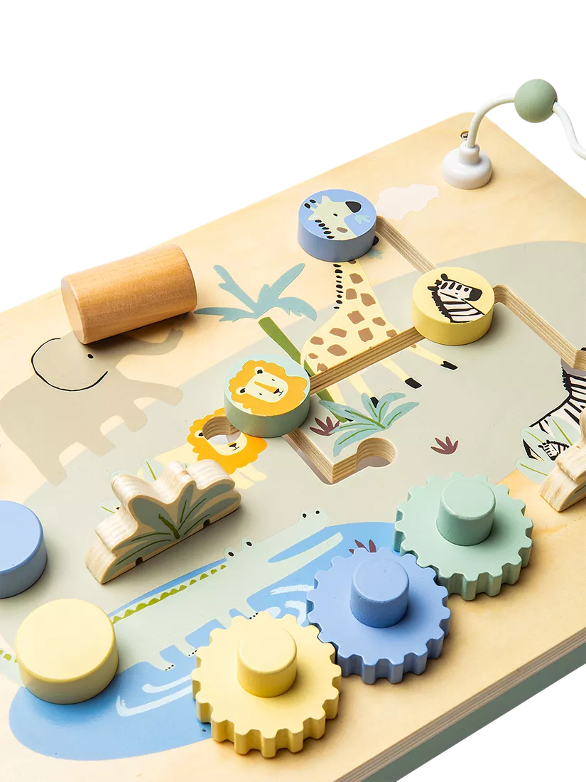 John Lewis wooden activity bench for toddlers, UK version