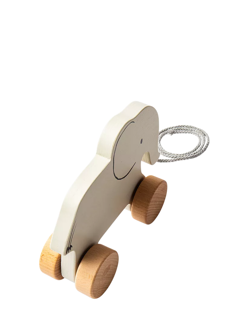 John Lewis wooden pull-along elephant toy - British product