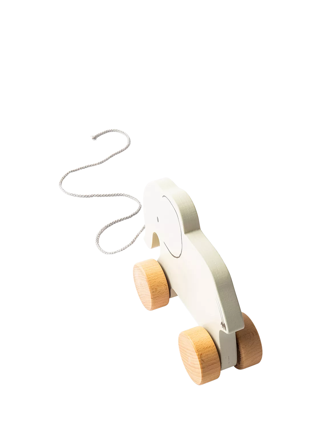 John Lewis wooden pull-along elephant toy - British product