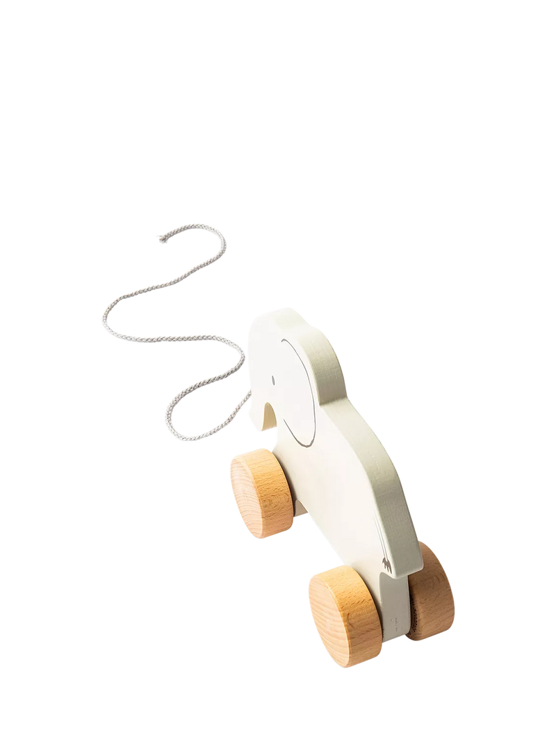 John Lewis wooden pull-along elephant toy - British product