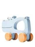 John Lewis push-along hippo toy FSC beechwood, UK version
