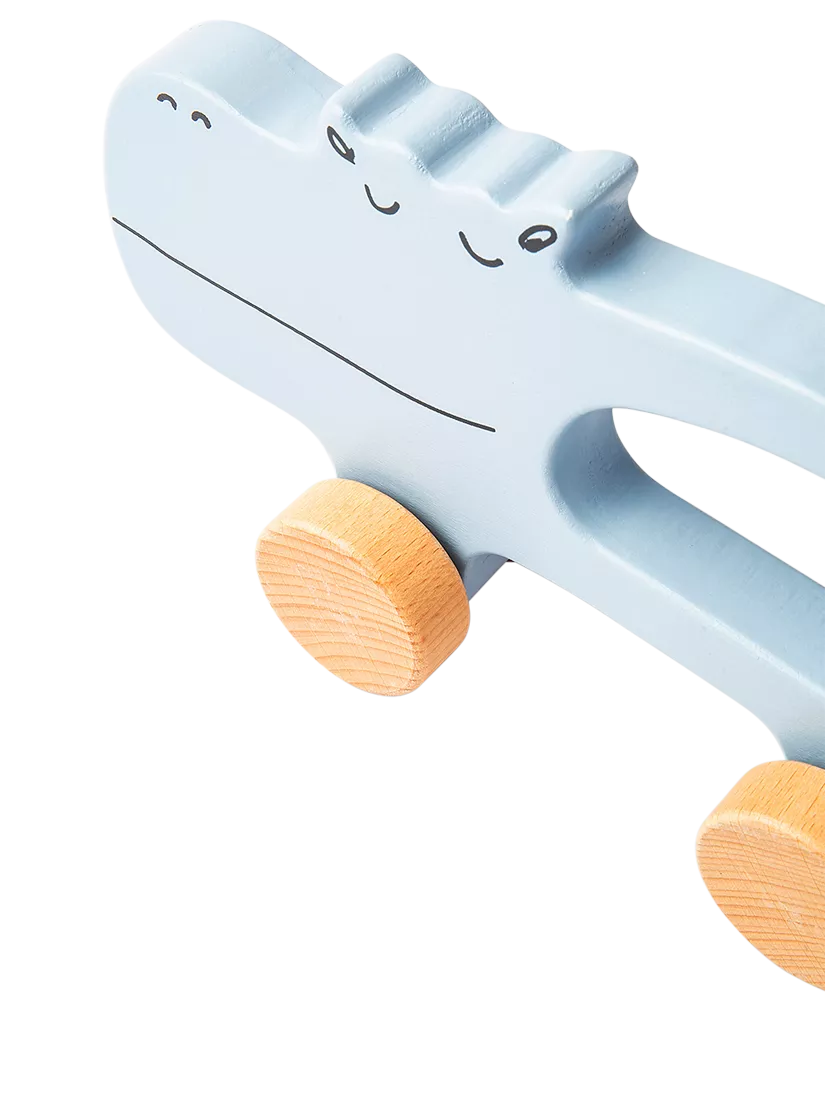 John Lewis push-along hippo toy FSC beechwood, UK version