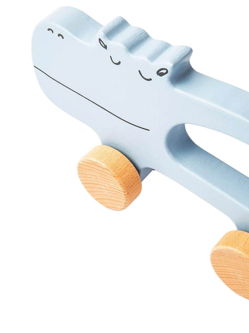 John Lewis push-along hippo toy FSC beechwood, UK version