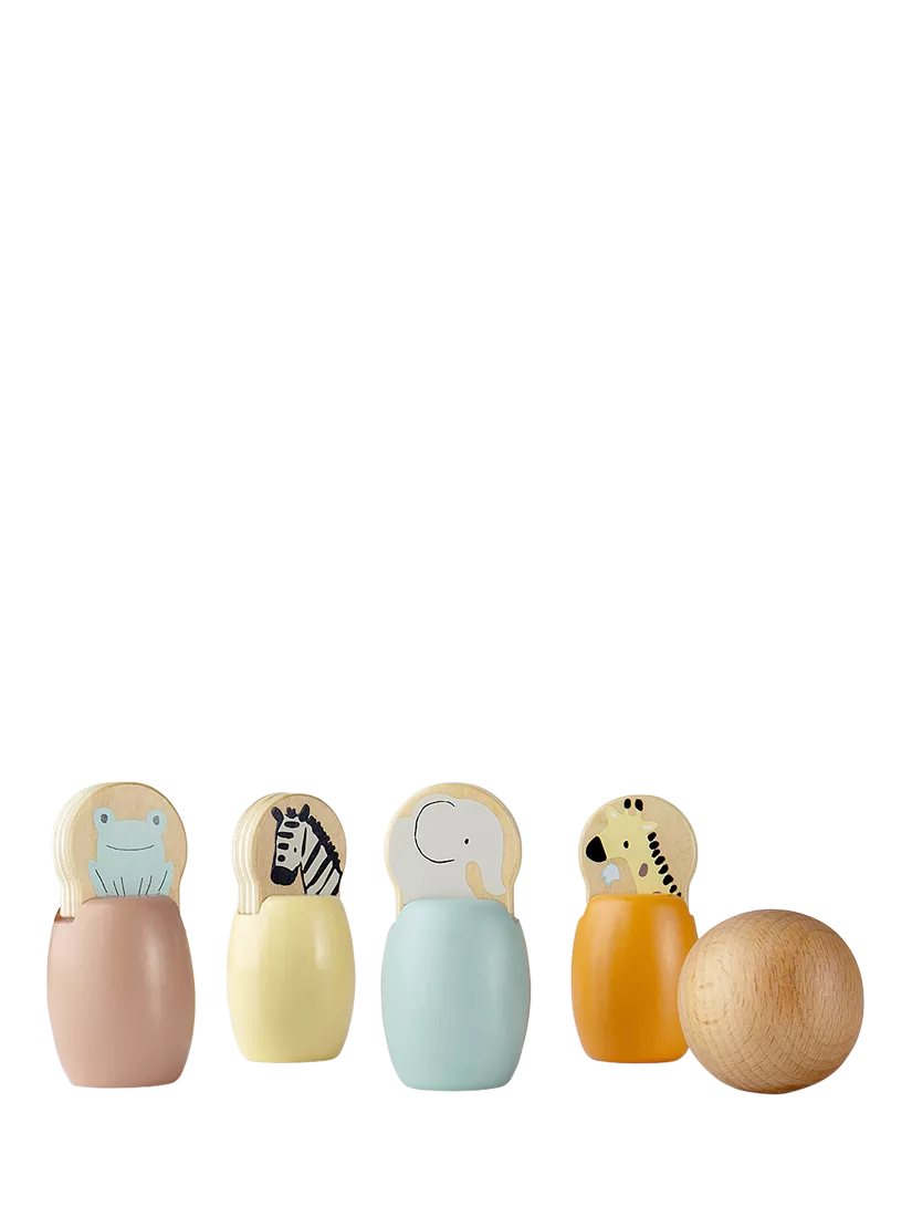 John Lewis wooden safari skittles FSC-certified (British brand)