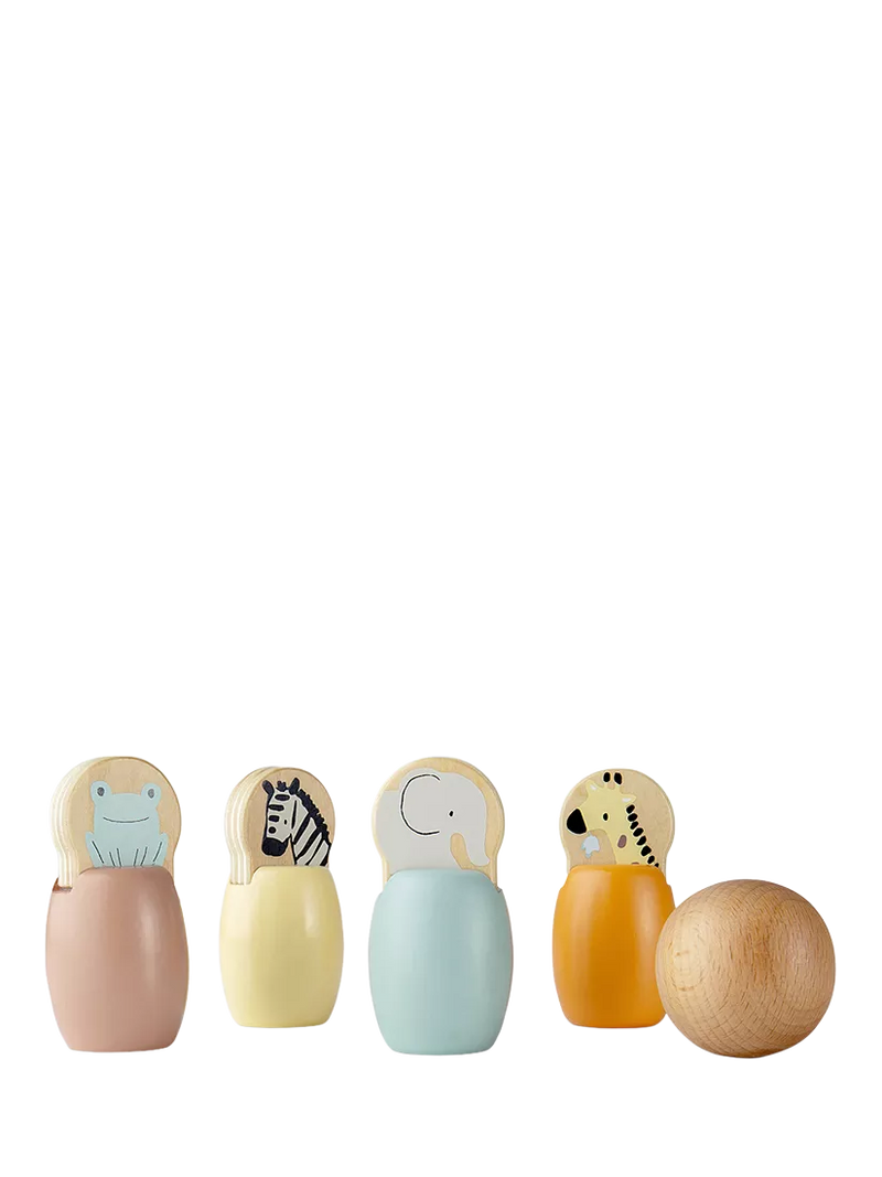 John Lewis wooden safari skittles FSC-certified (British brand)
