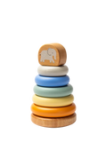 John Lewis safari stacking toy with elephant, imported from the UK