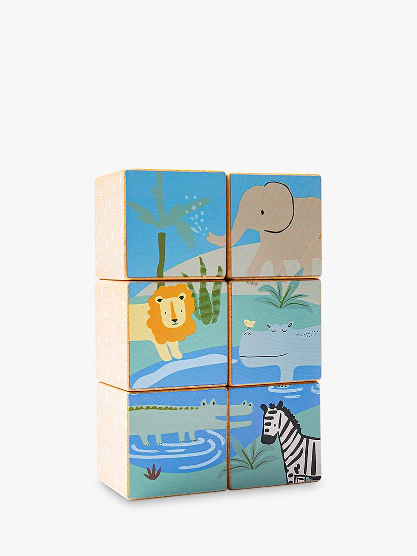 John Lewis FSC-certified wooden sensory cubes (British brand)