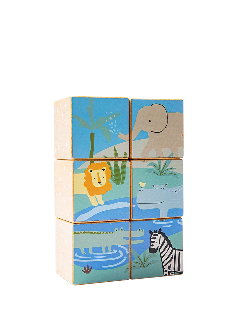 John Lewis FSC-certified wooden sensory cubes (British brand)