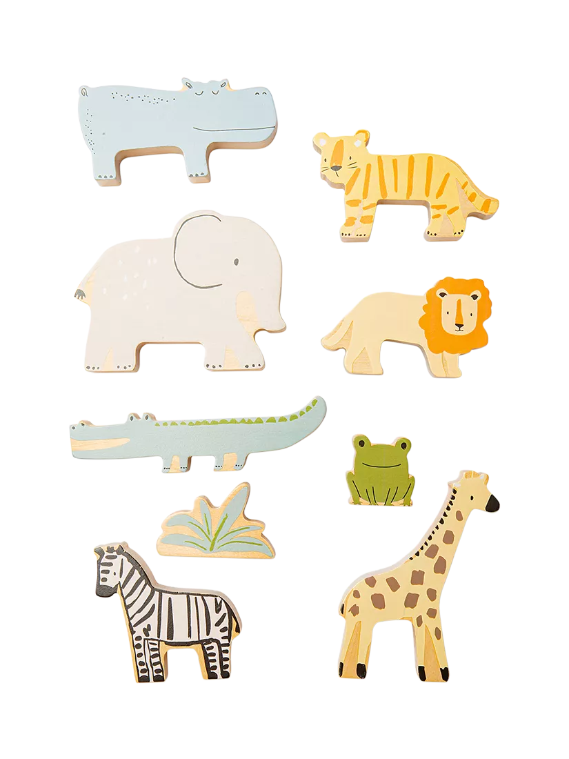 John Lewis Wooden Stacking Animals FSC-certified birchwood toy (British brand)