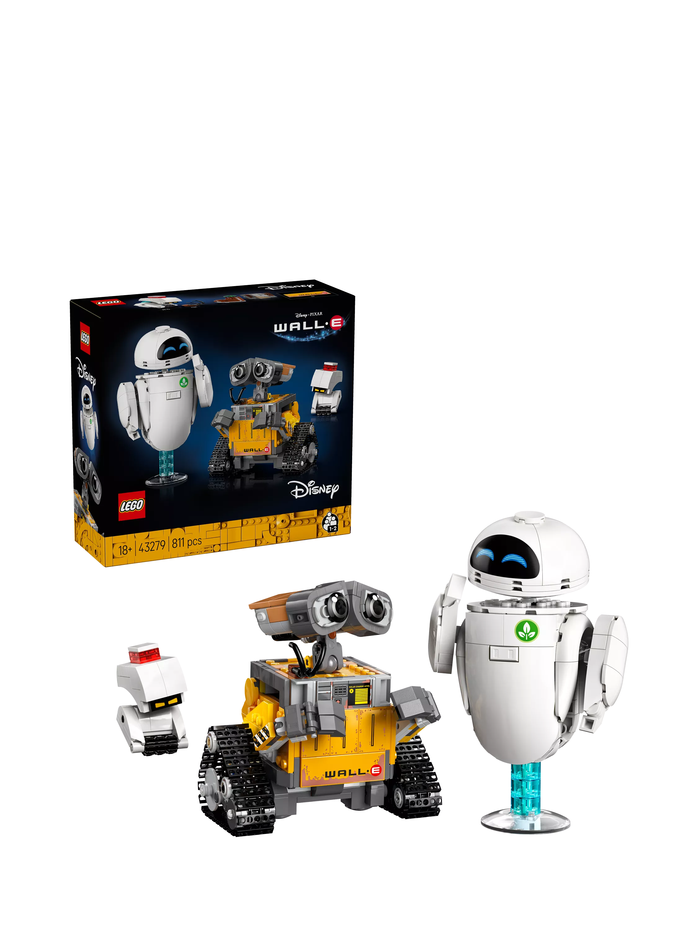 LEGO WALL-E and EVE building set Disney Pixar (British brand)