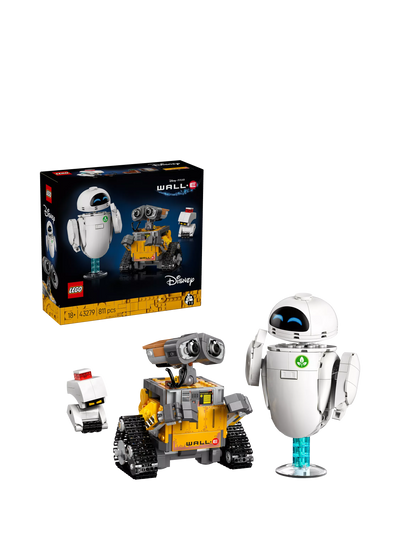 John Lewis LEGO WALL-E and EVE Building Set Disney Pixar 43279 Model Kit- Buy online at McGrocer