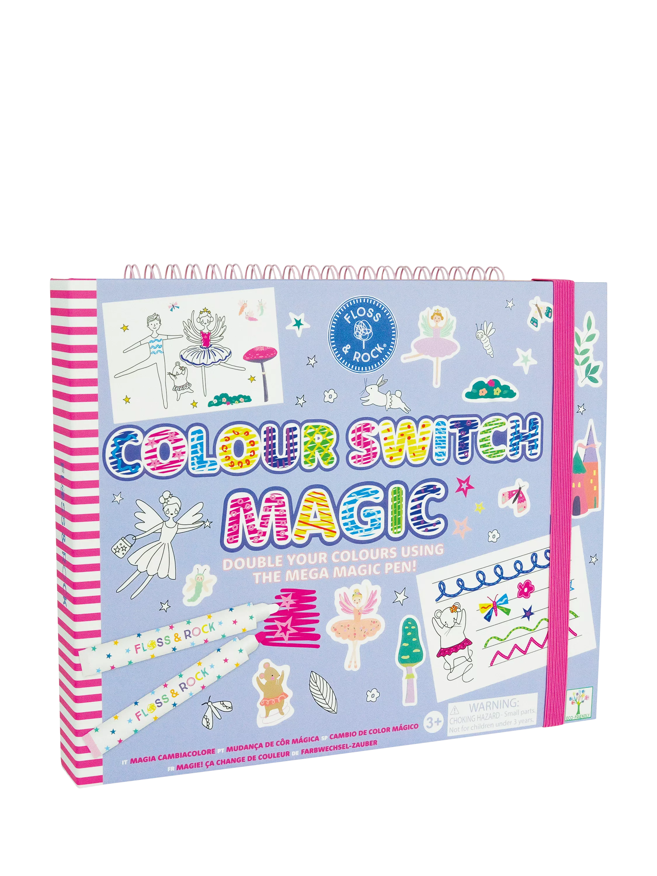 Floss & Rock Colour Switch Magic activity book - British product