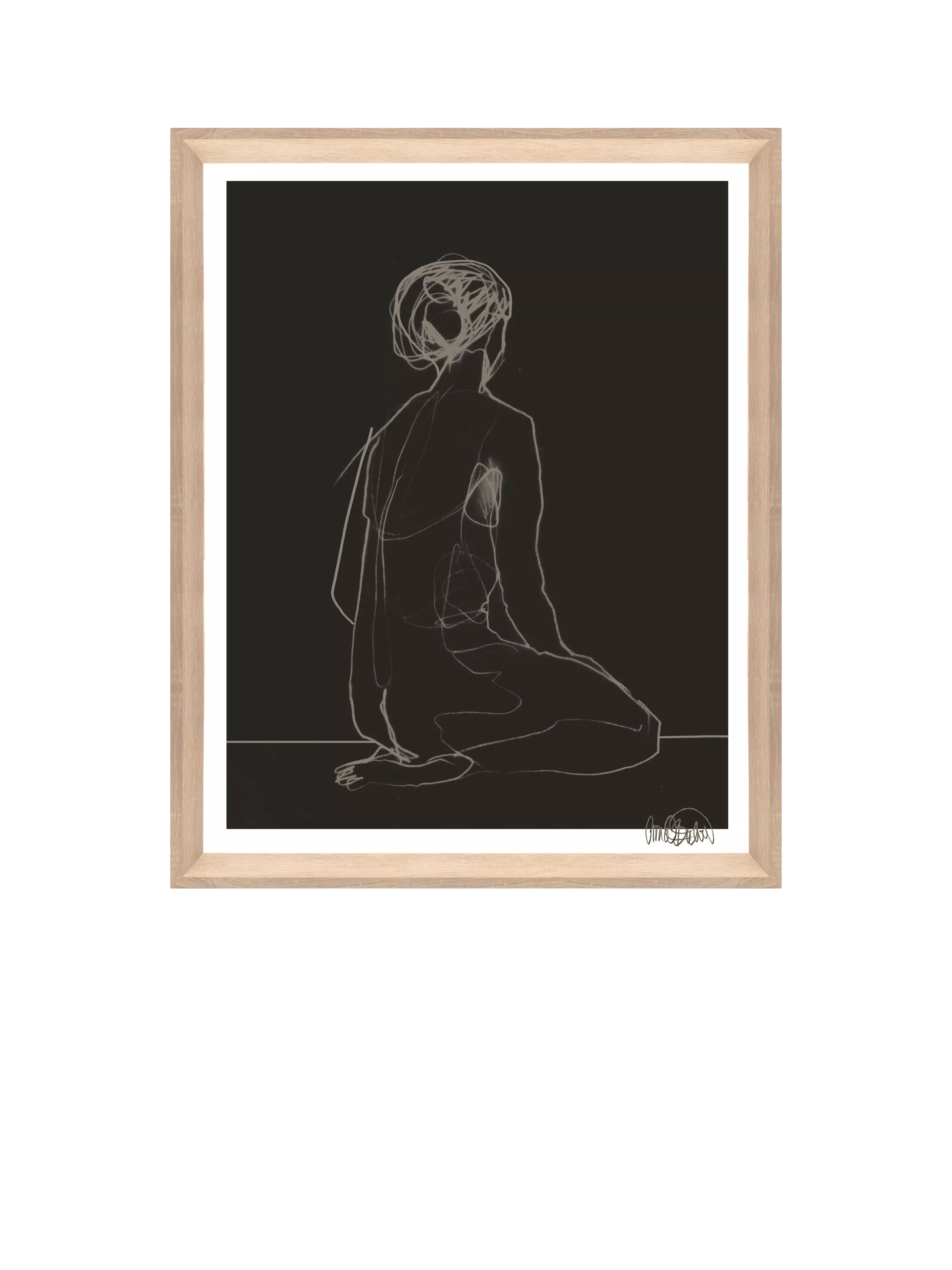 Brookpace Lascelles limited edition framed print Flow 75x55cm (British brand)
