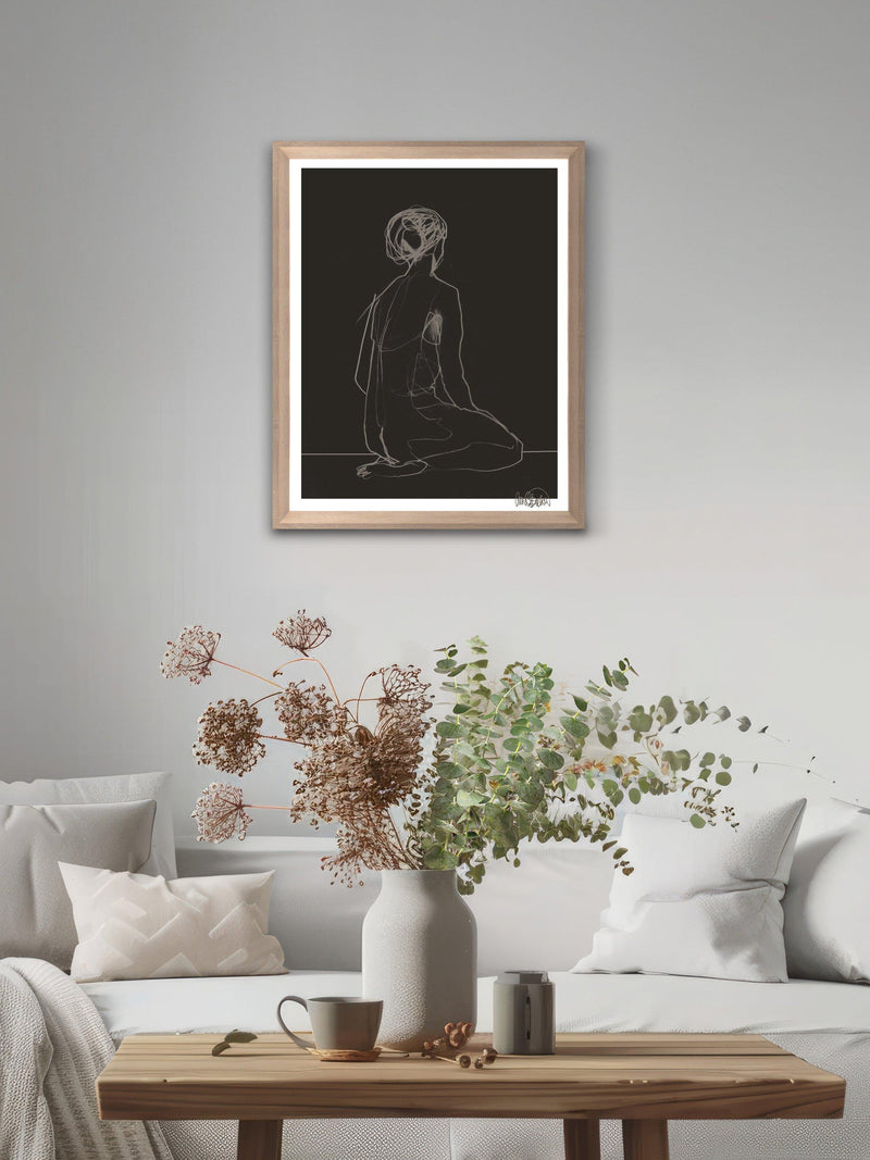 Brookpace Lascelles limited edition framed print Flow 75x55cm (British brand)