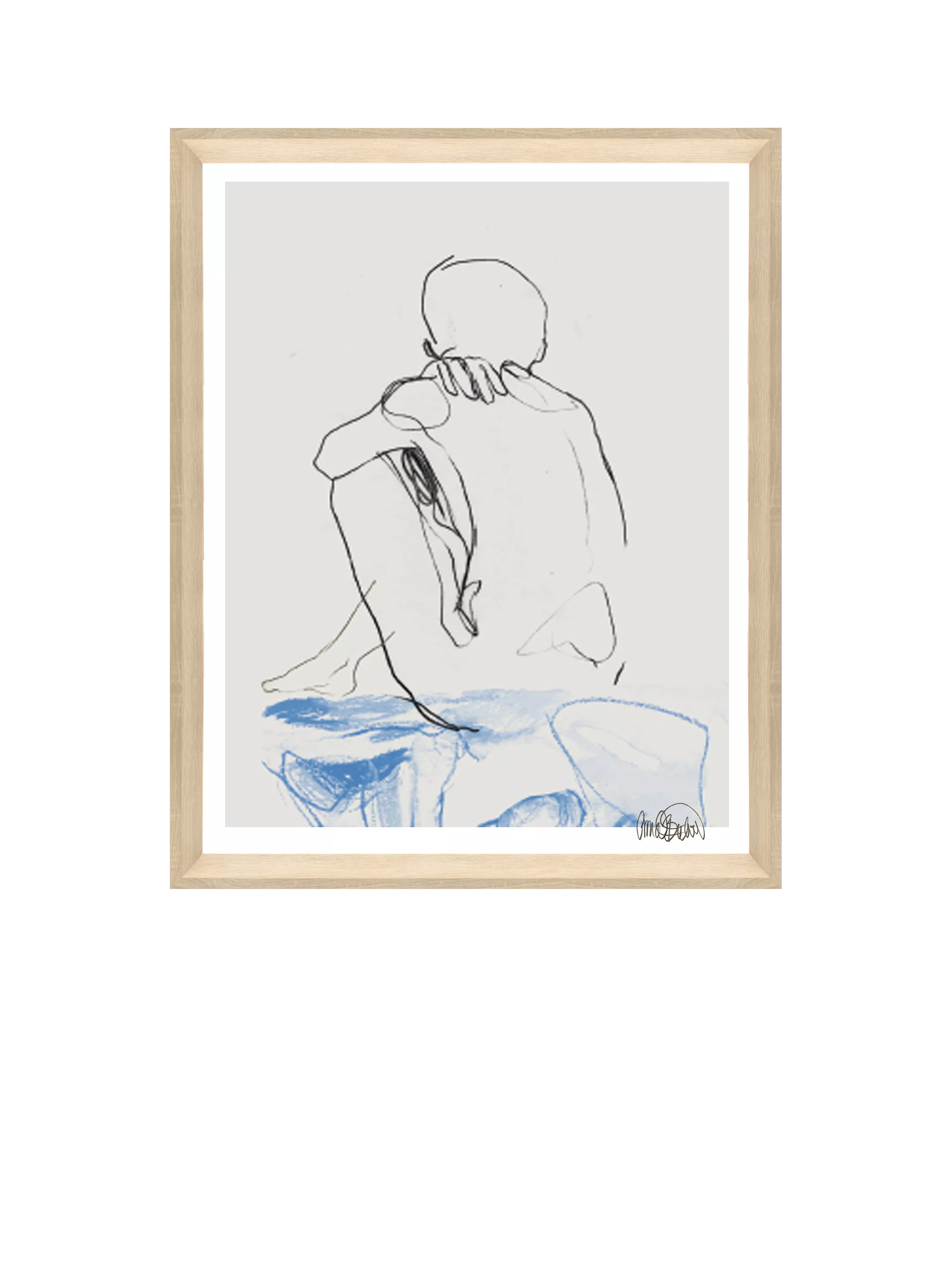 Brookpace Lascelles framed print limited edition 75x55cm - British product