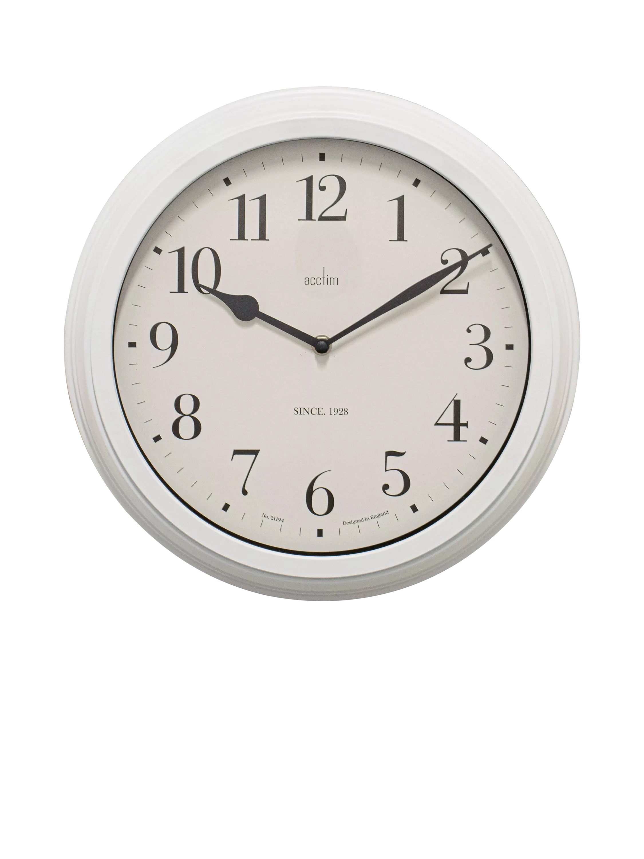 Acctim Arabic wall clock 36cm cream, UK version