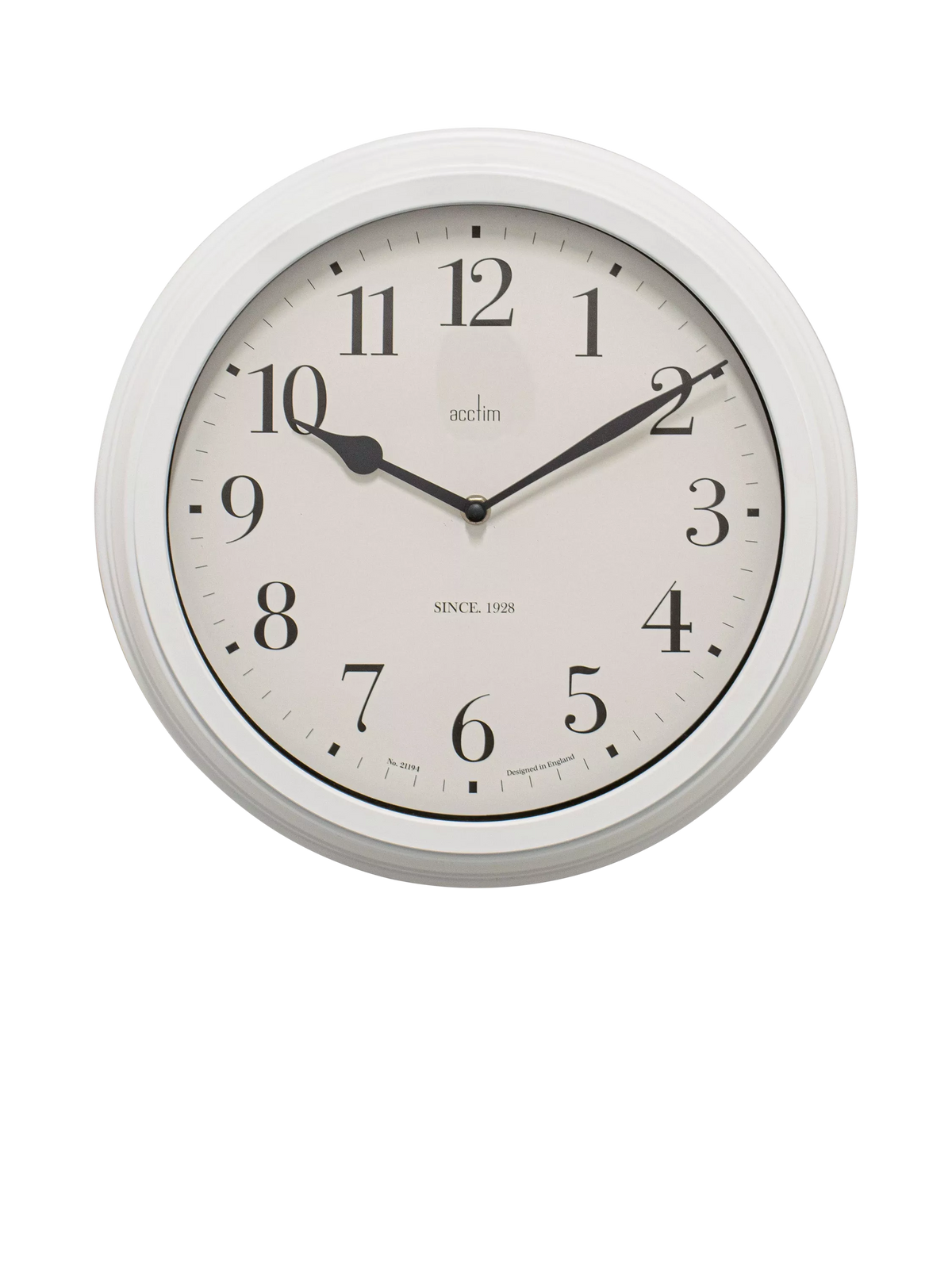 Acctim Arabic wall clock 36cm cream, UK version