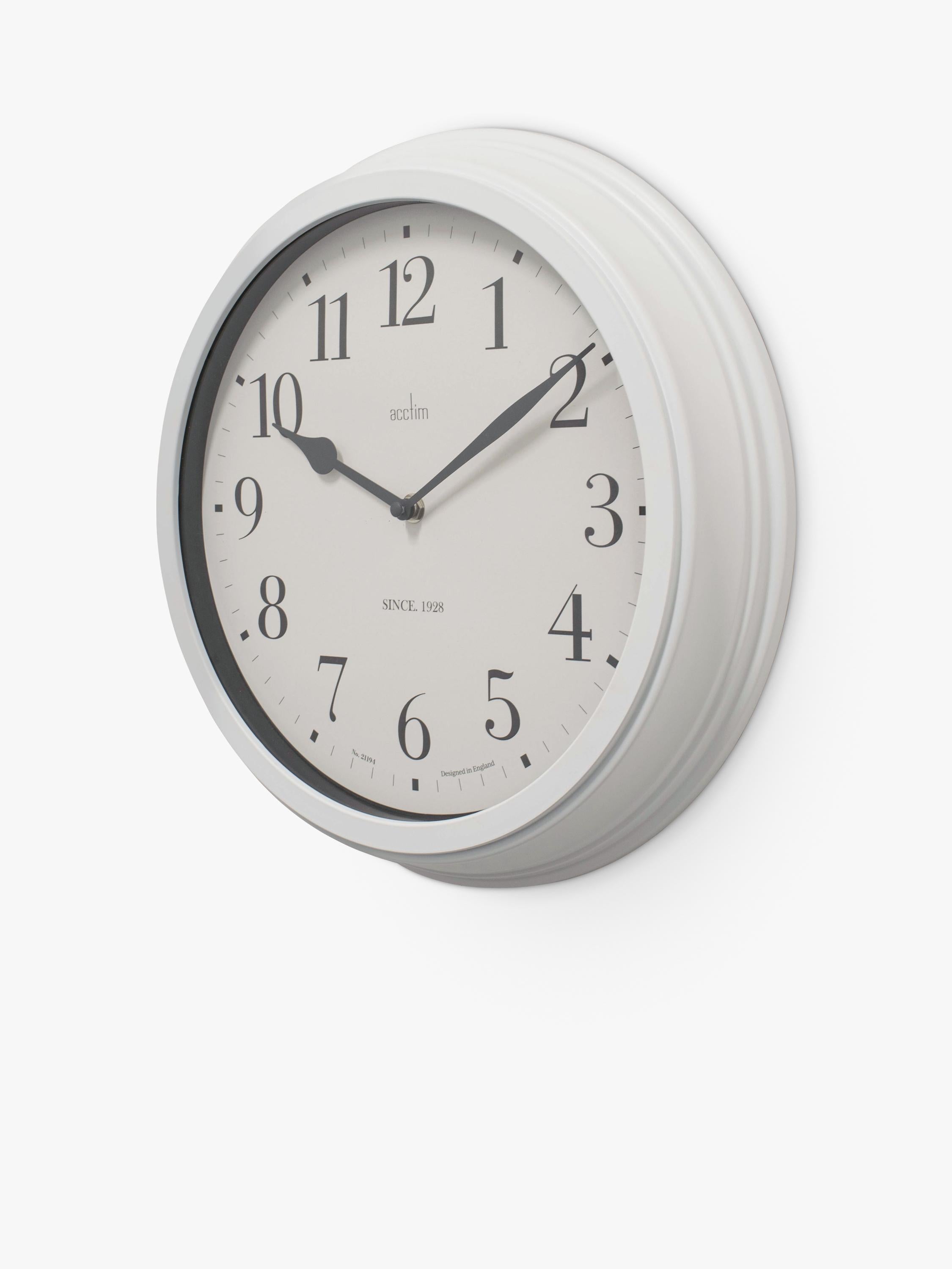 Acctim Arabic wall clock 36cm cream, UK version