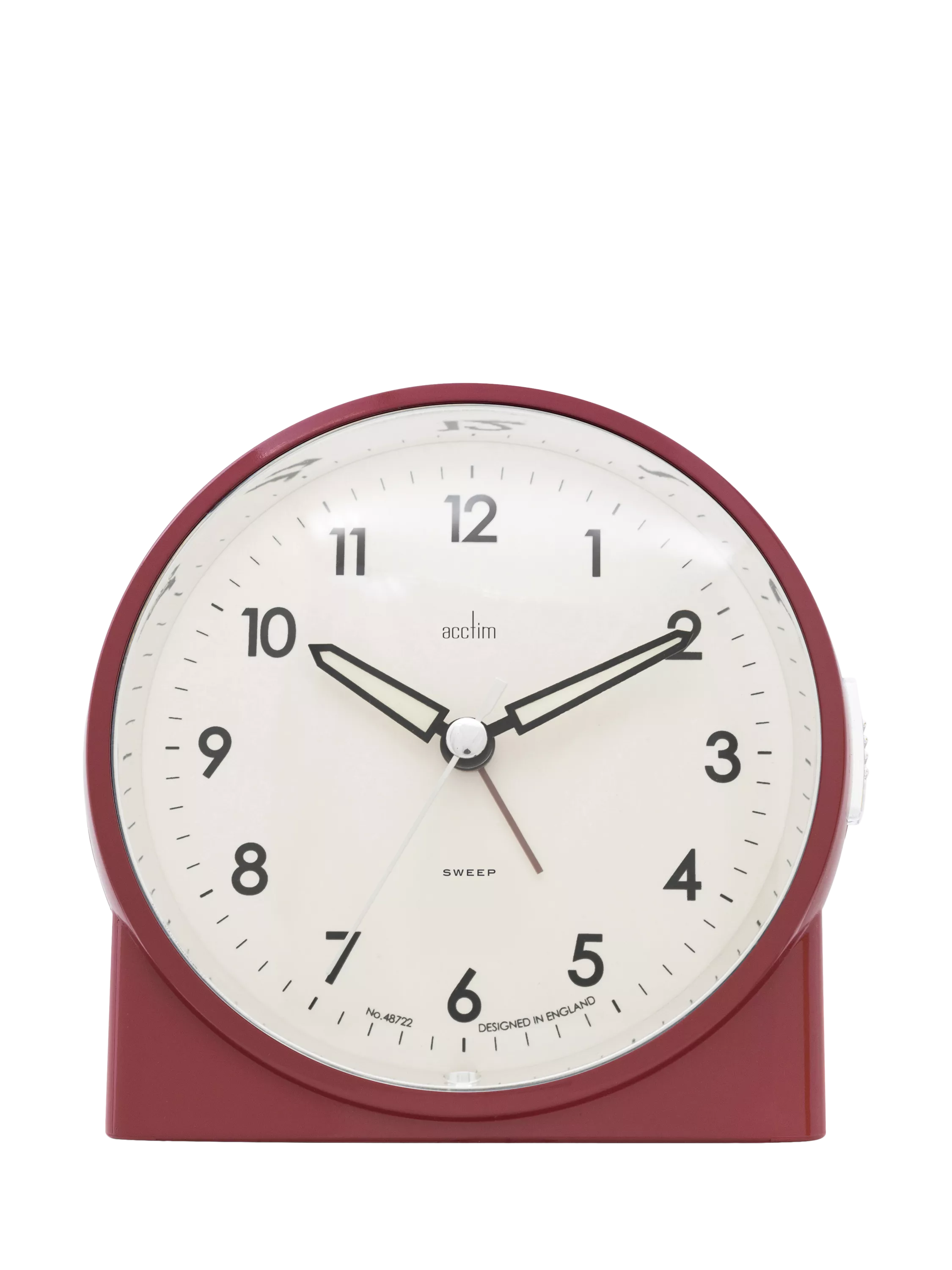 Acctim Grace Non-Ticking Sweep Analogue Alarm Clock