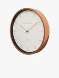 Lascelles Firecrest wall clock 30cm rose gold, UK version