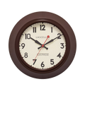 Lascelles brown metal wall clock 25cm, imported from the UK