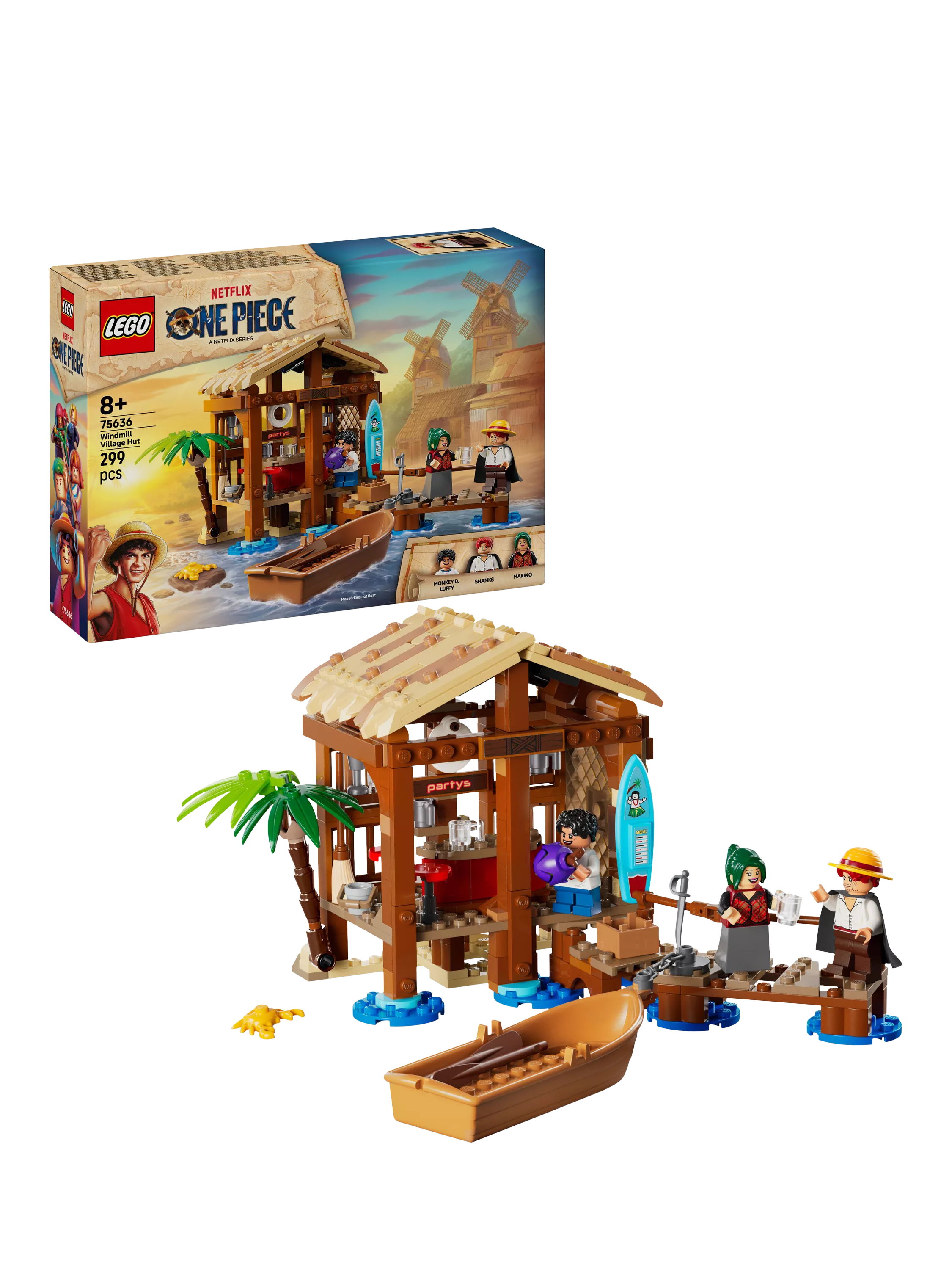 LEGO One Piece Windmill Village Hut building set 75636, UK version