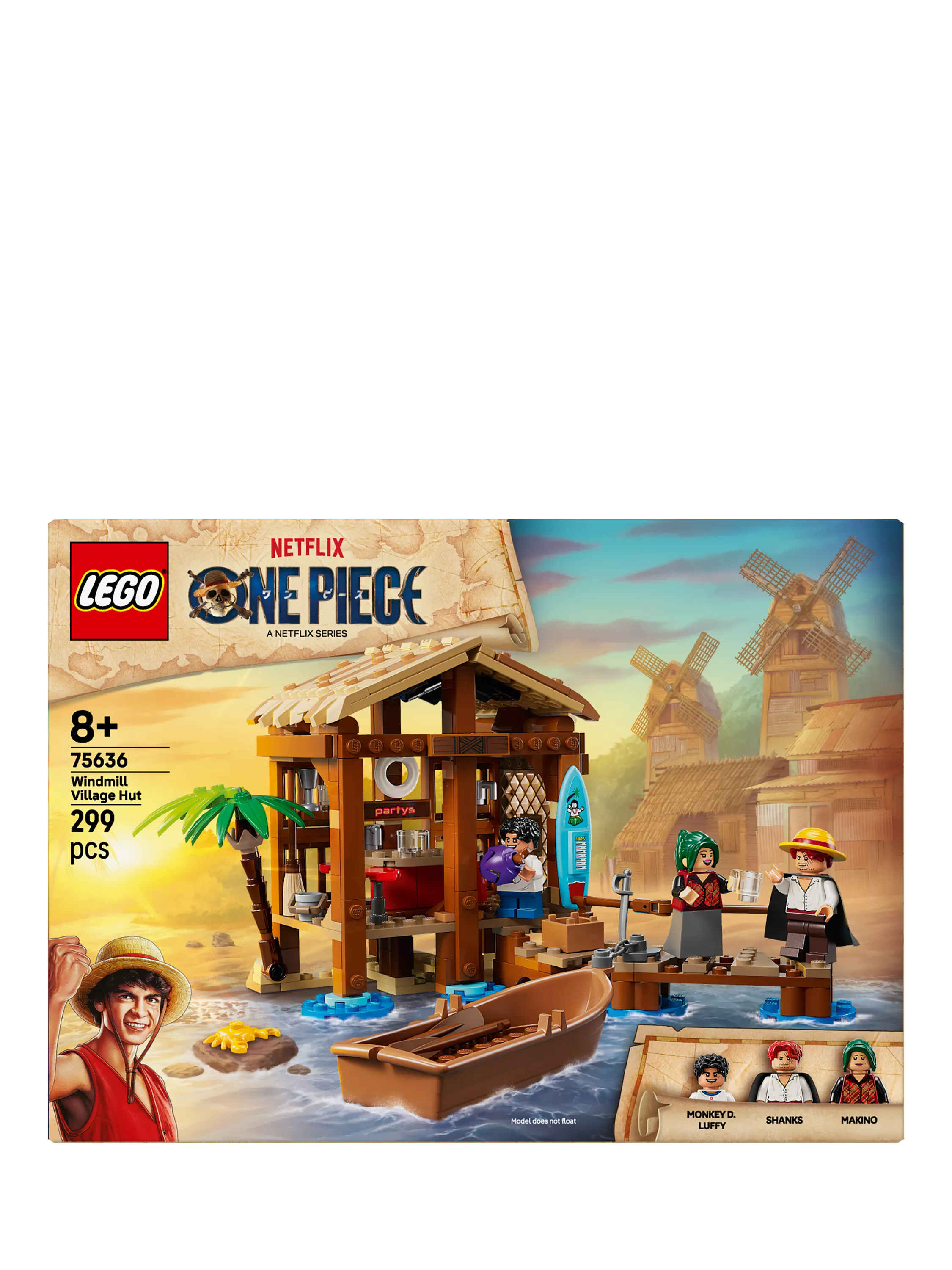LEGO One Piece Windmill Village Hut building set 75636, UK version