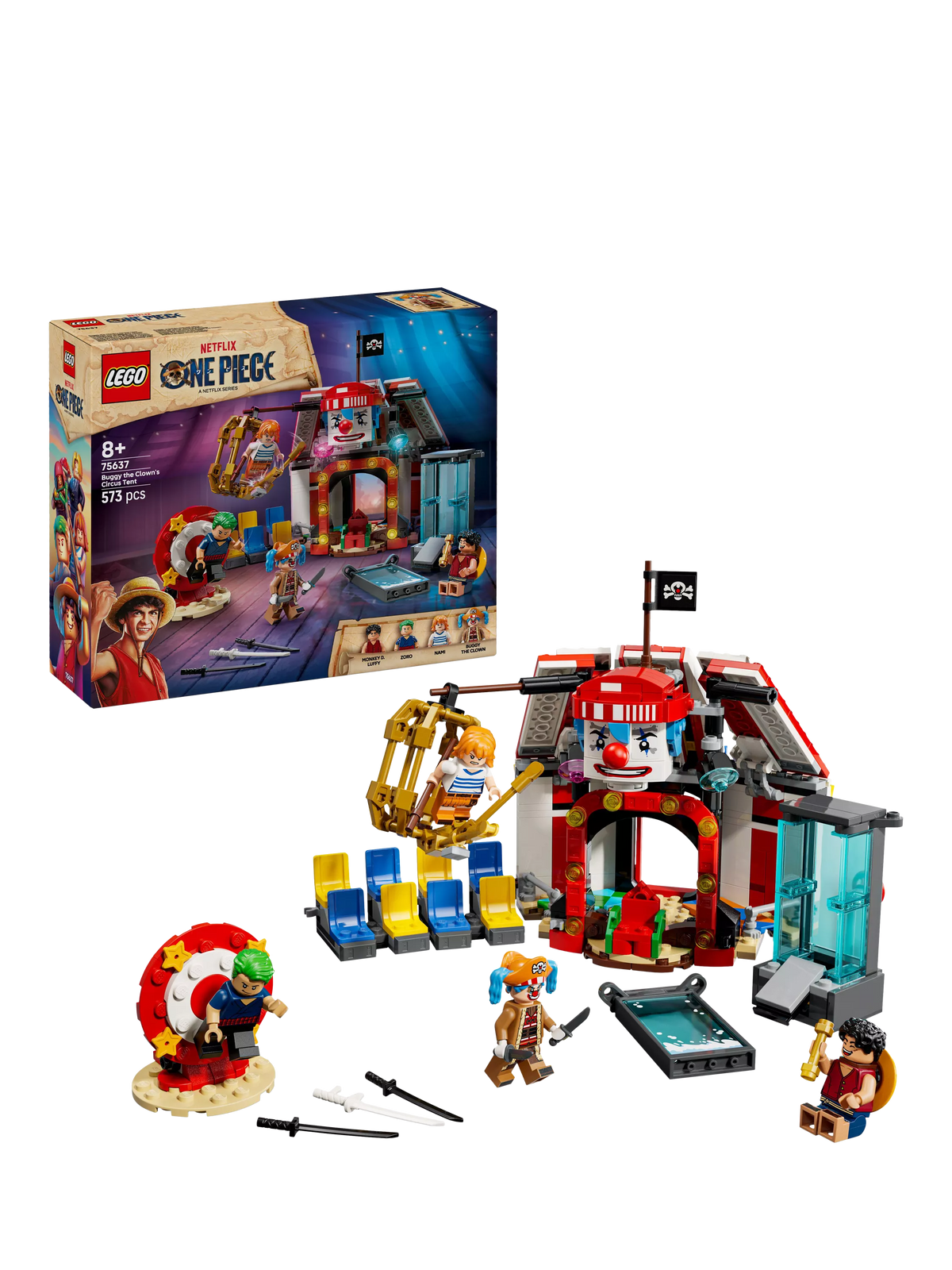 LEGO One Piece Buggy Circus Tent building set - British product
