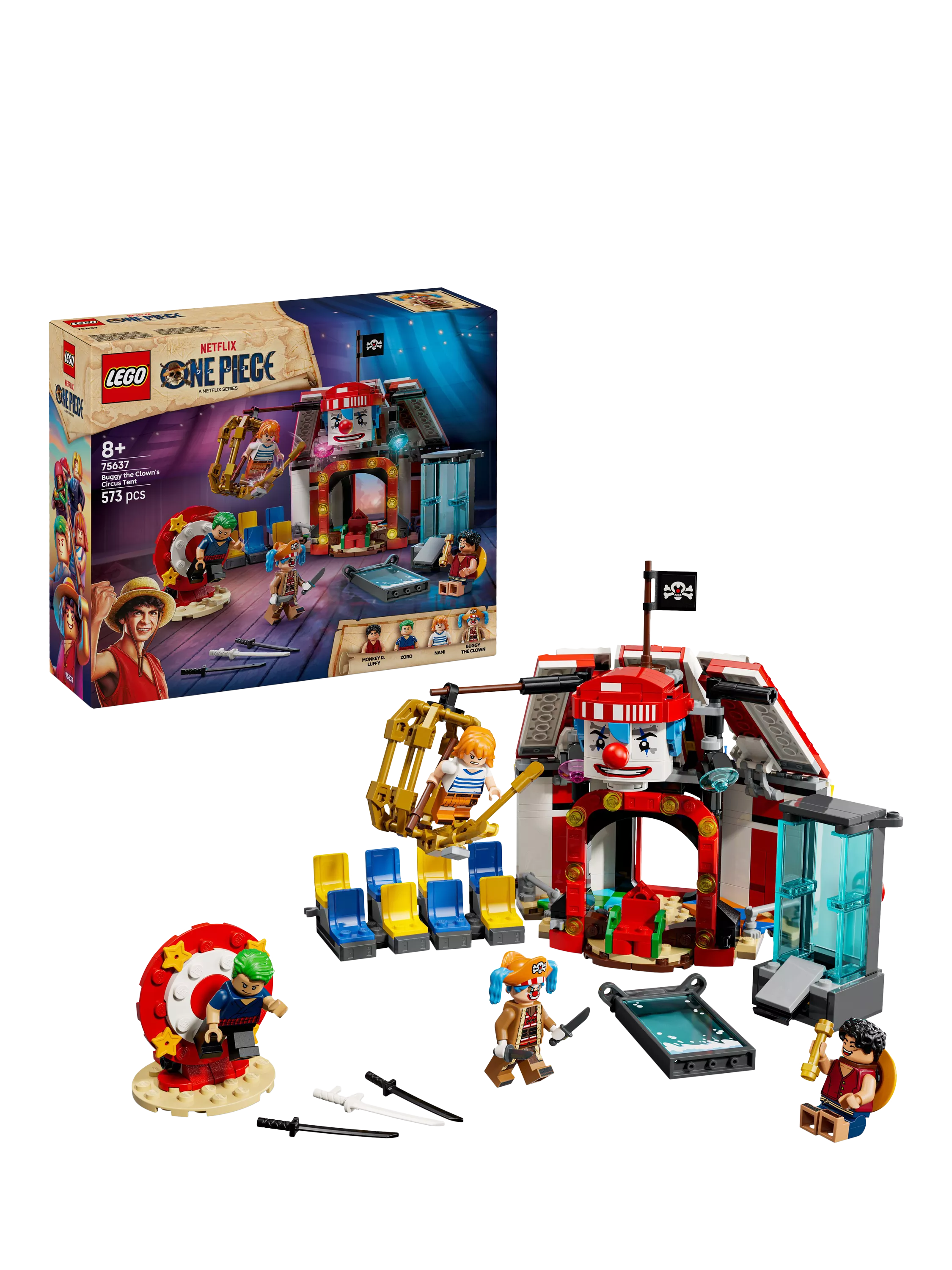 LEGO One Piece Buggy Circus Tent building set - British product