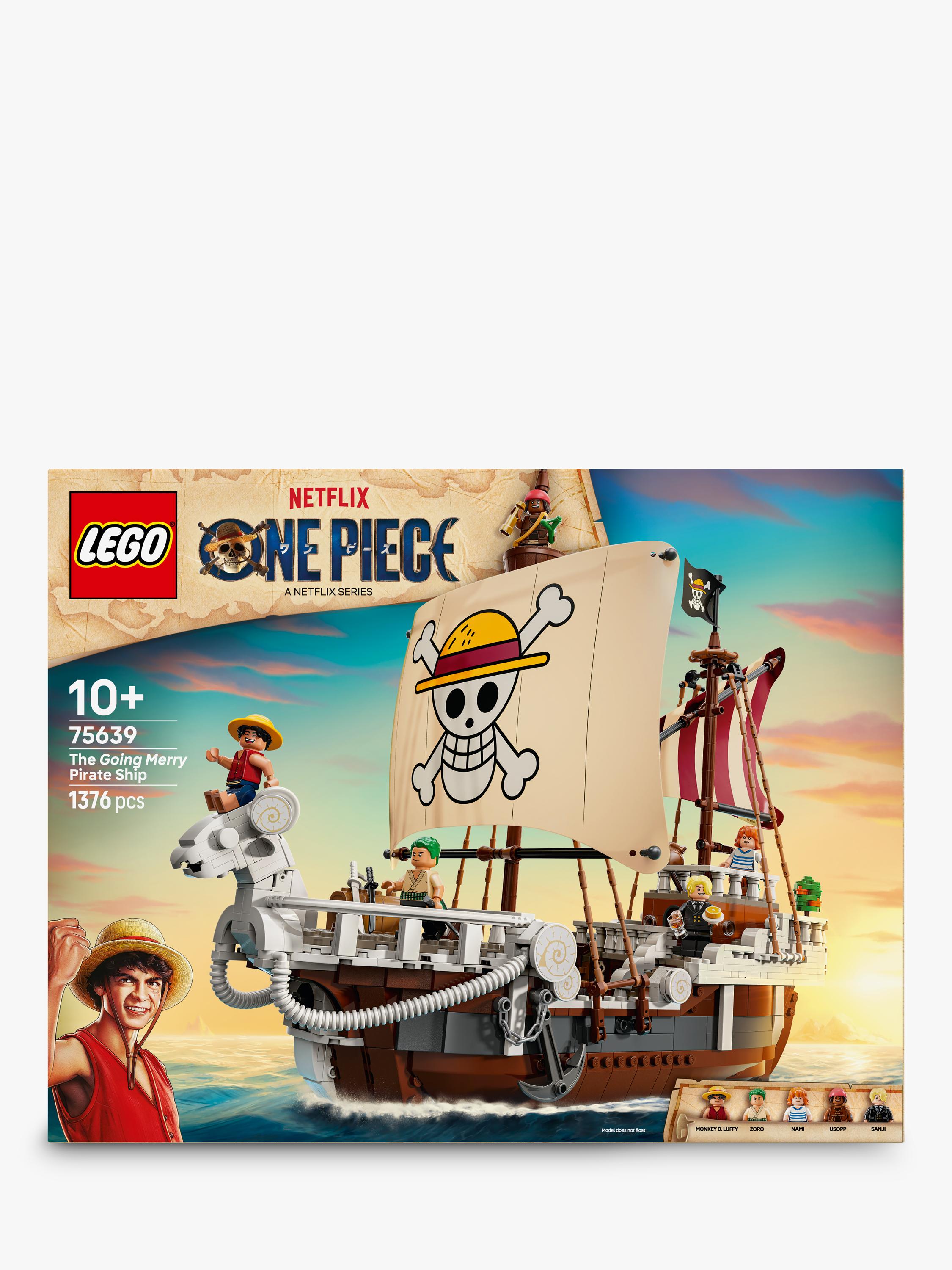LEGO One Piece Going Merry Pirate Ship 1376 pieces (British brand)