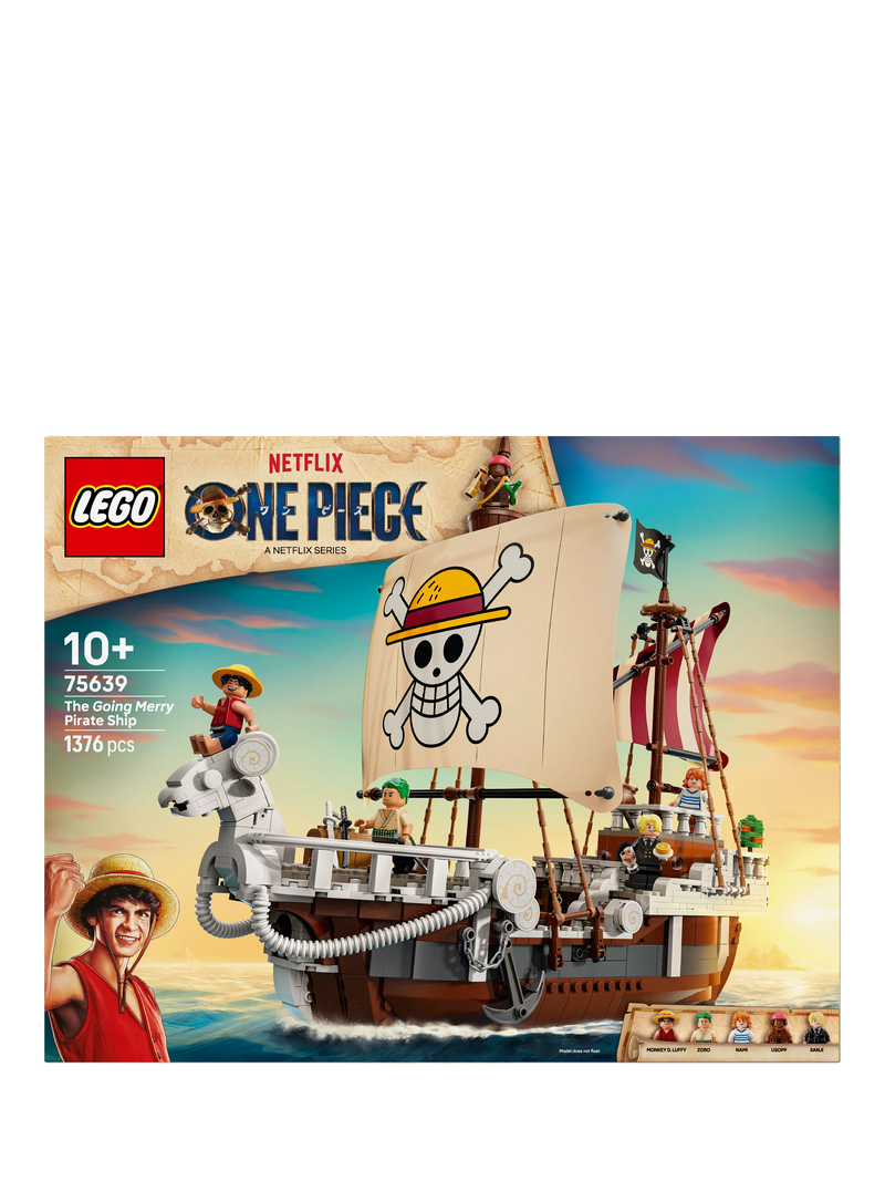 LEGO One Piece Going Merry Pirate Ship 1376 pieces (British brand)
